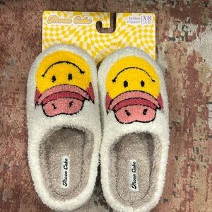 New Smiley Face Cowboy Slippers